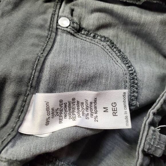 Maurices M Jeans Women’s Skinny Pants Gray Size M Stretch Mid Rise - Picture 8 of 9